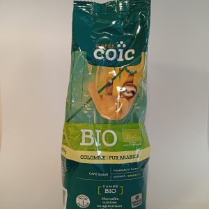 Café Bio Colombie Pur Arabica Coïc 250g