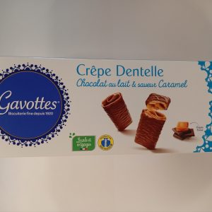 Crèpes dentelle chocolat au lait et caramel Gavottes 90g