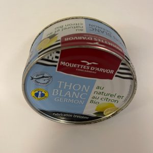 Thon blanc Germon au naturel et au citron bio