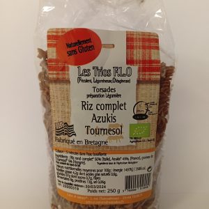 Torsades Riz complet / Azukis / Tournesol 250g