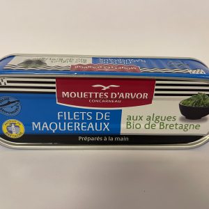 filtes de maqureaux aux algues bio de Bretagne